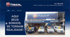 Desktop Screenshot of palaceautomoveis.com
