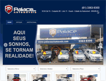 Tablet Screenshot of palaceautomoveis.com